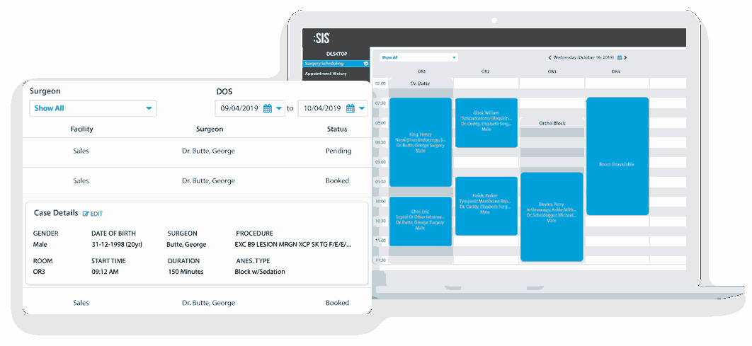 SIS Link™ - Connecting Surgeons’ Offices and ASCs | SIS